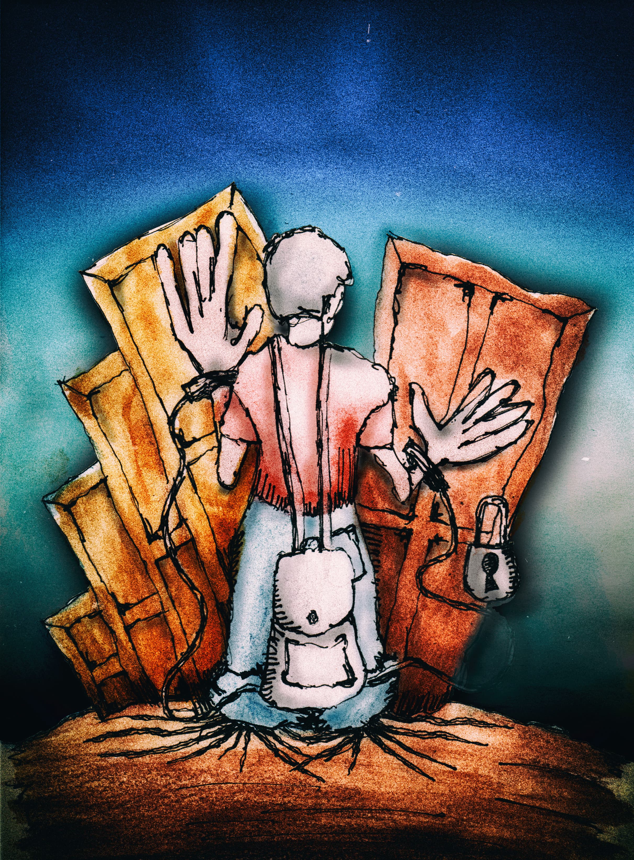 Ilustración del cuento "Julio".