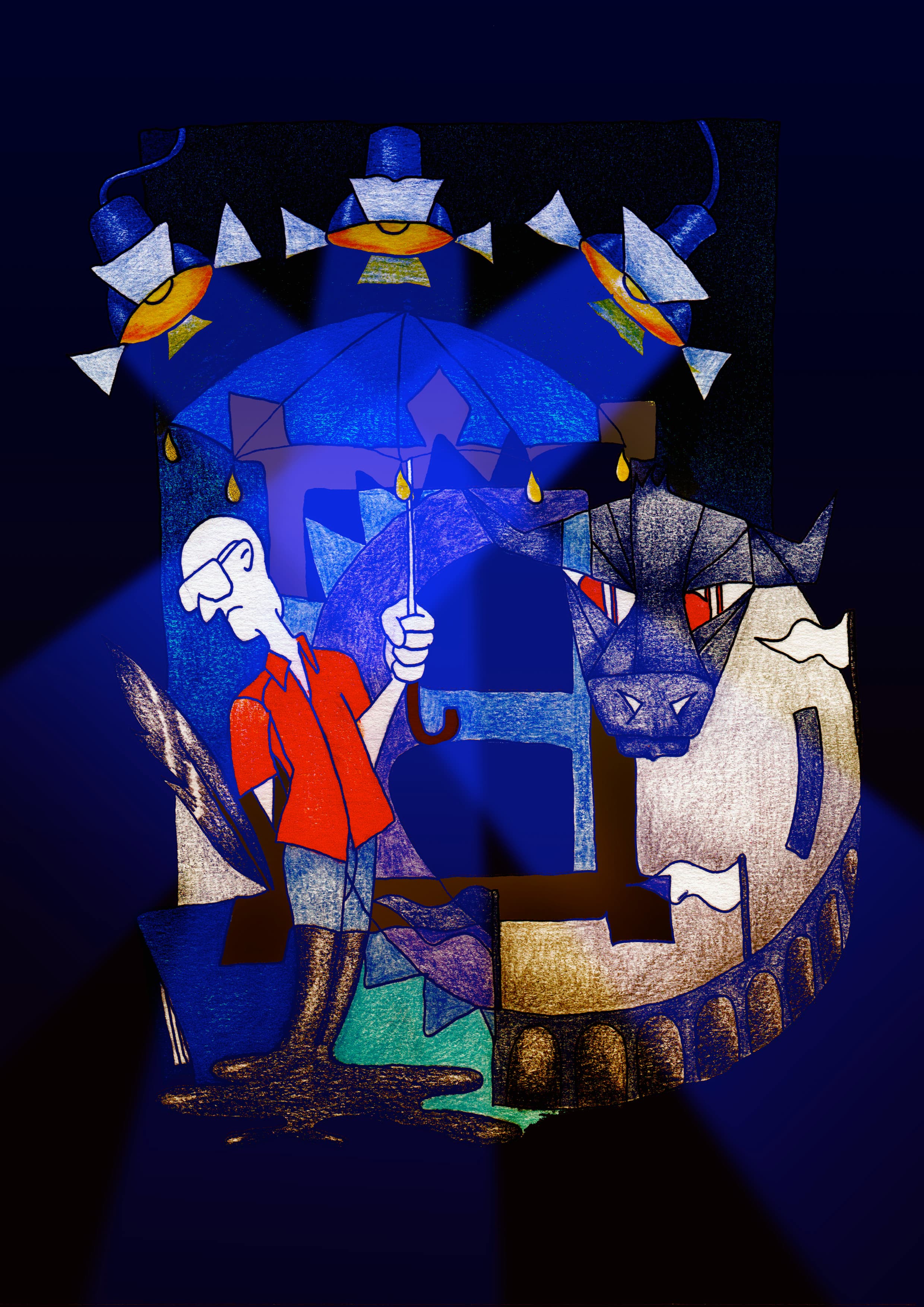 Ilustración del cuento "Márgenes".