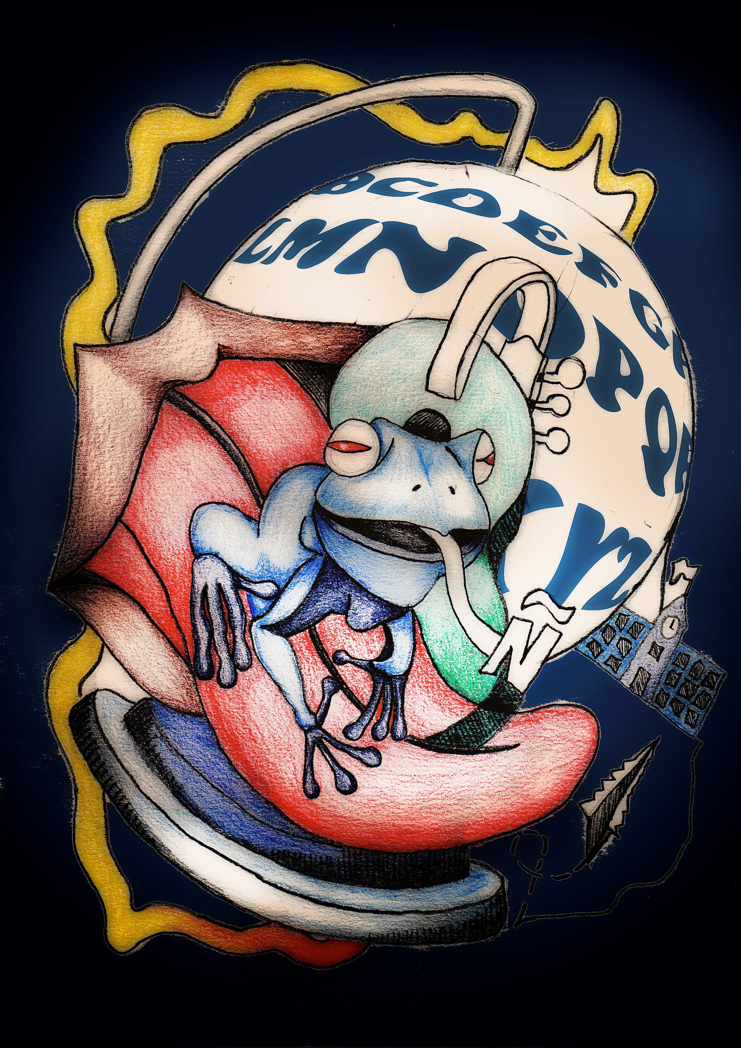 Ilustración del cuento "Me gustan los recreos".